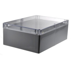 OBUDOWA G238C 265x185x95mm POLIWĘGLAN IP65 JASNOSZARA -40C do 120C