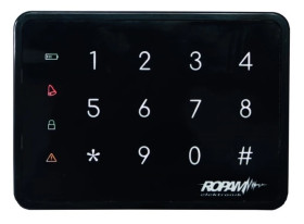 Klawiatura dotykowa,TK-4B, strefowa: natynkowa, kolor czarny,