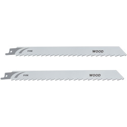 Irwin IW1016303 Sabre Saw Blade Coarse Wood Cutting 228mm Pack of 2