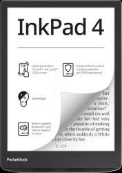 PB743G-U-WW-B E-book reader InkPad 4, Stardust Silver