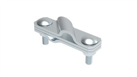 Złącze Krzyżowe Skośne Pręt-Pręt 3-Elem. Stal Ocynkowana Galwanicznie 116.3...