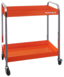 Wozek narzedziowy 2 Level Aluminium, 759 x 432 x 1025mm, 30 (per shelf)kg Load Bahco