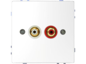 MERTEN D-LIFE Gniazdo wtykowe złącza audio biały MTN4350-6035 SCHNEIDER ELECTRIC