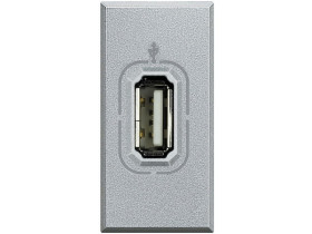 AXOLUTE Gniazdo USB aluminium HC4285 LEGRAND