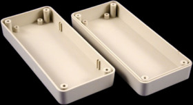 ABS enclosure, (L x W x H) 144 x 65 x 40 mm, light gray (RAL 7035), IP54, RL6035