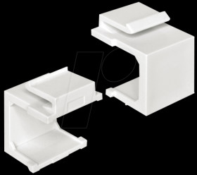 86314 Delock keystone cover, white, pack of 4