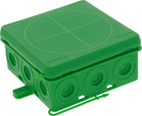 Skrzynka przyłączeniowa Wiska KA 012 GN, IP55, (D x S x W) 86 x 86 x 41 mm, zielony, 1 szt.