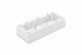 Puszka natynkowa potrójna /6modułów/ biała WP45X4563