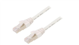 Eth-24441408 Patch Cord Etherline Cat.6A,S/Ftp 6A Linka Cu Lszh Biały 1M