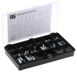 Zinc plated mild steel clevis pin kit