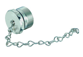 Pokrywa ochronna metalowa z łańcuszkiem 09151009103