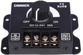 ŚCIEMNIACZ DIMMER LED REGULATOR 12V 24V 30A 360W PWM