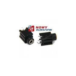 Gniazdo JACK 3.5mm st. typ 31 plastik,montażowe