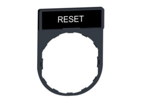 Ramka 30X40mm do mocowania etykiet o wymiarach 8X27mm "RESET" ZBY2322 SCHNEIDER ELECTRIC