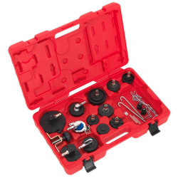 Sealey VS0204B Brake &amp; Clutch Bleeder Cap Set