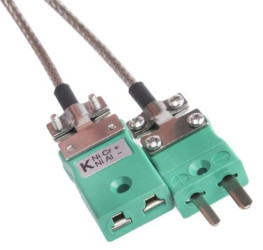 Przewód termoparowy, -60 → +350 C, RS PRO