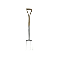Faithfull FAIPRESBFSS Prestige Stainless Steel Border Fork Ash Handle