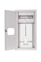 Szafka licznikowa natynkowa 1-licznikowa 3-fazowy elektroniczny 12 modułów IP31 za zamkiem i szybą NRL 12E ZSZ 4-285E