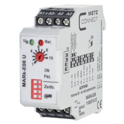 Metz Connect 1106574133 MARk-E08 Multifunction Timer Relay 230V 1 Change-Over