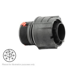 Złącze wielostykowe przemysłowe 9-pinowe Montaż na kablu Wtyczka Souriau Sunbank by Eaton