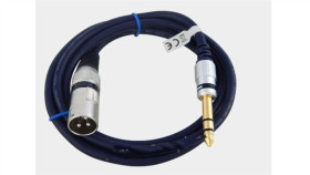 Kabel Przyłącze Stereofoniczne Audio Wtyk Xlr 3P Canon - Wtyk Jack 6,3 Stereo...