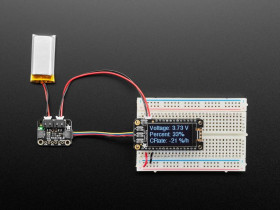 Adafruit MAX17048 LiPoly / LiIon Fuel Gauge and Battery Monitor
