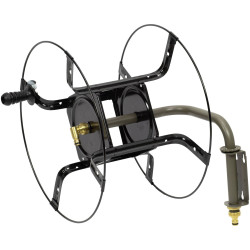 Hozelock 59504 Hose Reel Wall-Mounted Metal Frame 85m 12.5mm Hose Capacity