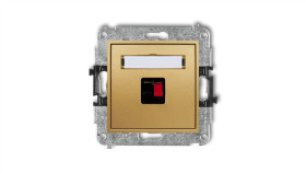 Mini Gniazdo Głośnikowe Pojedyncze Złote 29Mgg-1