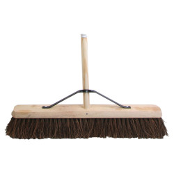 Faithfull FAIBRBAS24H Stiff Bassine Broom 600mm (24in) &#x2B; Handle &amp; Stay