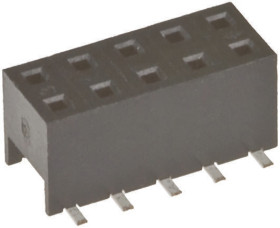 Gniazdo PCB 6 -pinowe 2 -rzędowe raster: 2mm Listwa gniazdowa Proste SMD