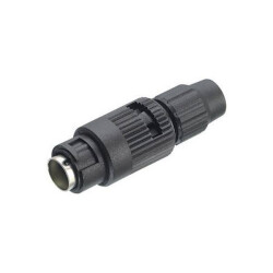 Binder 99-0979-100-04 Male 3-4mm 4 Pin Cable Mount Bayonet with Solder Terminal