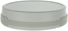 ABS enclosure, (L x W x H) 47 x 47 x 13.5 mm, light gray/white (RAL 9002), IP65, SUI-TEK0A.30