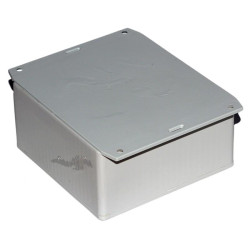 1591UF2SGY Hammond Multipurpose Grey GPABS Enclosure Flanged Base 120 x 120 x 59mm