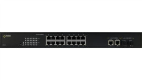Switch Poe Pulsar Sf116 16-Portów (16Xpoe + 2Xuplink/2Xsfp Uplink)