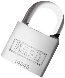 Kłódka Kasp K14540A1 40 mm Samozatrzaskowa z zamkiem kluczykowym