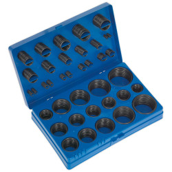 Sealey BOR407 Rubber O-Ring Assortment 407pc - Imperial