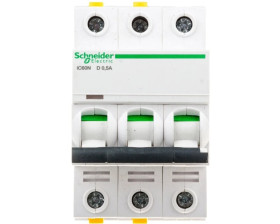 Wyłącznik nadprądowy 3P D 0,5A 6kA AC iC60N-D0,5-3 A9F05370
