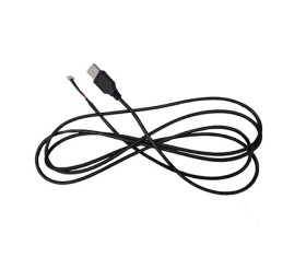 Kabel USB Złącze A USB A Złącze B IDC dł. 2m Przewód USB USB 2.0 kolor: Czarny