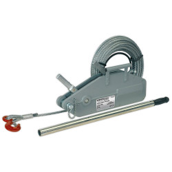 Sealey WRP1600 Wire Rope Puller 1600kg Max Line Force