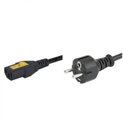 6051.2003 Przewód zasilający V-LOCK 10A 2.0 m UK IEC C13 prosty