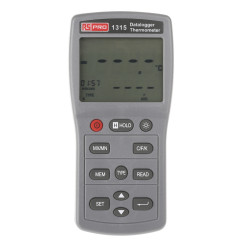 Termometr cyfrowy 1315 Typ N, Typ T, Typ J, K, Typ R, Typ S, Typ E liczba wejść 1 1090 °C Przewodowy Kelwin, Stopnie