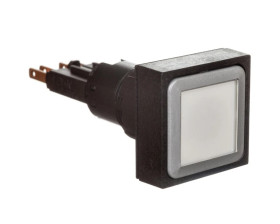 Napęd przycisku biały z podświetleniem z samopowrotem Q25LT-WS 086262