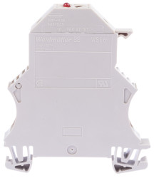 Złączka szynowa bezpiecznikowa Weidmuller poziomy: Pojedynczy 20 → 8AWGŚruba WSI raster: 7.9mm 6.3A 10→