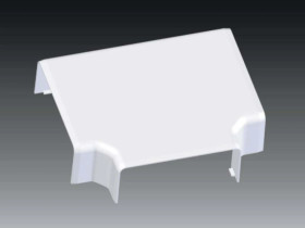 Pokrywa odgałęźna EKD 100x40mm biała 8514