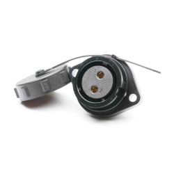 Złącze wielostykowe przemysłowe 2-pinowe Montaż na kołnierzu Gniazdo RS PRO