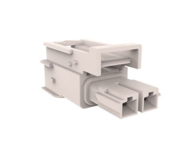 Wzmocnione złącze zasilania 2-pinowe TE Connectivity 15A 600 V AC