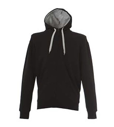 Sweter, 989342, Unisex, L, L, Czarny, Bawełna 35%, Poliester 65