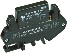 Przekaźnik półprzewodnikowy Sensata / Crydom 5 A rms 530 V AC, montaż na szynie DIN