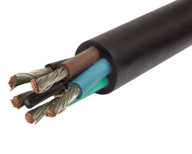 Przewód przemysłowy H07RN-F (OnPD) 5x2,5 żo /bębnowy/