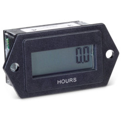Trumeter 3410-0010 LCD Hour Mtr 10-300VDC / 20-300VAC 2-Hole Mount Reset